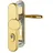 HOPPE Verona Schutzgarnitur F77-R Messing poliert