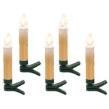 Leonique »Ahmady, 25 kabellos Kerzen mit Farbverlauf, Höhe ca. 10,2 cm«, 25 St.-flammig, Weihnachtsdeko, Christbaumschmuck
