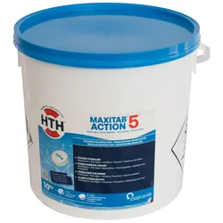 10 kg HTH Pool Multitabs Maxi 200g - ACTION 5