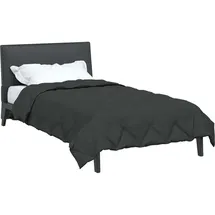 vidaXL Sommerdecke Anthrazit 220 x 140 cm Mikrofaser