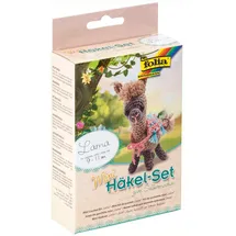 Folia Häkelset Mini Lama Mehrfarbig 9 - 11 cm