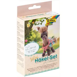Folia Häkelset Mini Lama Mehrfarbig 9 - 11 cm