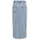 KIDS ONLY Jeansrock KIDS ONLY "KOGSIRI FRONT SLIT SKIRT DNM GUA NOOS", Mädchen, Gr. 116, blau (light blau denim), Jersey, Obermaterial: 74% Baumwolle, 25% Polyester, 1% Elasthan, unifarben, lang, Röcke Jeansrock