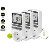 goobay Digitale Zeitschaltuhr, 3er-Set