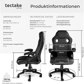 Tectake Tyson Schwarz