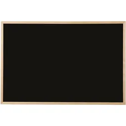 Bi-Office Kreidetafel Basic Mit Holzrahmen, 90 x 60 cm, Inklusive Kreide, Hergestellt in Europa