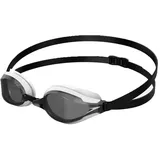 Speedo Unisex Fastskin Speedsocket 2 Swimming Goggles | Competitive Racing Goggles | Anti-Fog | Anti-Leak, Black/White/Smoke, One Size