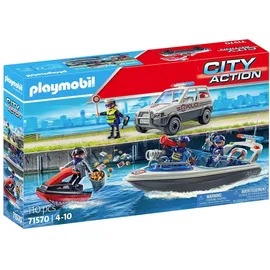 Playmobil Polizei Polizeijagd im Wasser 71570