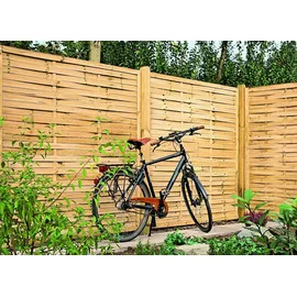 Tetzner & Jentzsch Sichtschutzelement 180 x 0 cm Beige/Massivholz