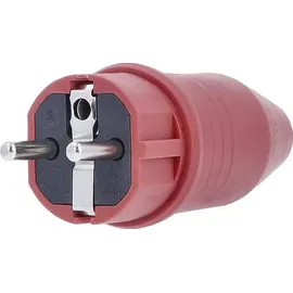 as - Schwabe AS Schwabe 62290 Schutzkontaktstecker 230V Rot
