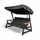 pemode furniture Nova 2400 Anthrazit 4-Sitzer