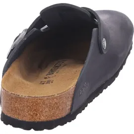 Birkenstock Boston Nubukleder geölt schwarz 44