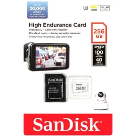 SanDisk High Endurance microSD 256 GB