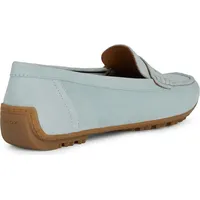 GEOX Slipper Mokassin KOSMOPOLIS Rauleder, blau