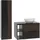 petits-meubles Sylla 2-tlg. Schwarz/Holz