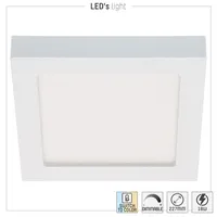 Shada LED's light LED Panel Ein- und Aufbau eckig,