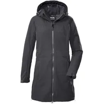 G.I.G.A. DX by killtec Damen Softshellparka/Parka mit abzippbarer Kapuze GW 34 WMN SFTSHLL PRK, 36, schwarz, schwarz