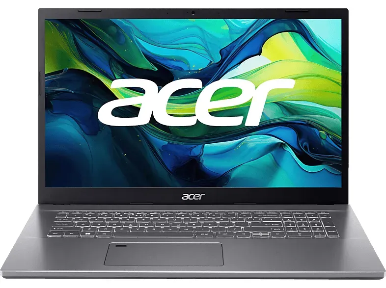 ACER Aspire 5 (A517-53-797S) mit Tastaturbeleuchtung, Notebook, 17,3 Zoll Display, Intel® CoreTM i7,12650H Prozessor, 16 GB RAM, 1 TB SSD, UHD Graphics, Steel Gray, Windows 11 Home (64 Bit)