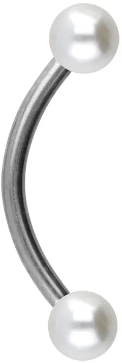 Chirurgenstahl Banane SYNTHETISCHE PERLEN