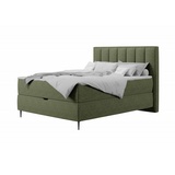 Places of Style Boxbett »Rita«, mit Taschen-Federkernmatratze und Bettkasten, grün