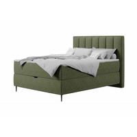 Places of Style Boxbett »Rita«, mit Taschen-Federkernmatratze und Bettkasten, grün