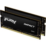 Kingston FURY Impact SO-DIMM Kit 32GB, DDR4-3200, CL20-22-22 (KF432S20IBK2/32)