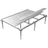 Biohort SmartBase Plus Fundament 140 x 198 x 65 cm Silber