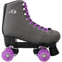 Cox Swain Kinder Rollschuhe -JUMAH- Rollerskates- ABEC5, Colour: Dark Grey, Size: 39