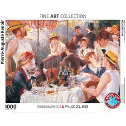 Eurographics 6000-2031 - Das Frühstück der Ruderer von Auguste Renoir , Puzzle, 1.000 Teile