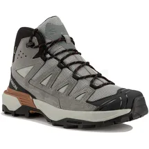 Salomon X Ultra 360 Leather Mid GORE-TEX Grau/Silber 40