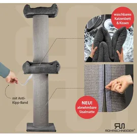 lycce FRIEDA Kratztonne 200 cm grau