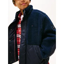 Tommy Hilfiger TEDDY QUILTED BOMBER Blau 164