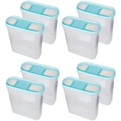 Bestlivings Frischhaltebox Schüttdose 4,5 Liter - 8er Pack ( 8 Stück ) Türkis