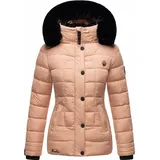 Marikoo Damen Outdoor Winter Steppjacke mit abnehmbarer Kapuze Qesraa