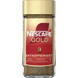 NESCAFÉ GOLD Entkoffeiniert, löslicher Bohnenkaffee, Instant-Kaffee aus erlesenen Kaffeebohnen, vollmundig & aromatisch, koffeinfrei, 1er Pack (1 x 200g)