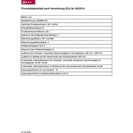 Neff D64BBE1N0 Wandhaube 60 cm