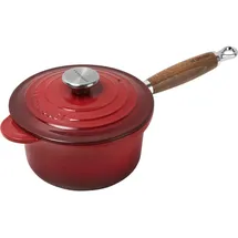 Le Creuset Tradition Profitopf 18 cm kirschrot mit Holzgriff