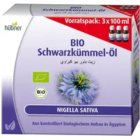 Hübner Bio Schwarzkümmel-Öl Vorratspack 3 x 100 ml