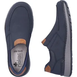 Rieker Loafer Herren Blau/Braun 40