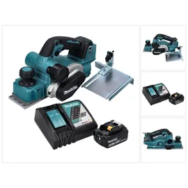 Makita DKP 181 RG1 Akku Hobel Falzhobel 82 mm 18 V Brushless + 1x Akku 6,0 Ah + Ladegerät