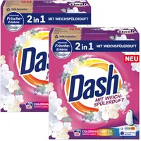 Dash 2in1 Colorwaschmittel Pulver I Weichspülerduft | 100 Waschladungen | 6 kg | Gr.: onesize