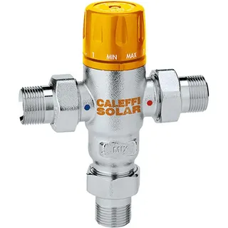 CALEFFI Solar-Thermomischer f Eingangstemperaturen b 100 GradC 3/4Zo, Zubehör Heizen