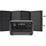 Ecoflow ECOFLOW RIVER 3 Plus Tragbare Powerstation, 286 Wh LFP Batterie Powerstation 89600 mAh, Bis 1200 W, 16h+ für <100 W-Geräte, erweiterbar auf 858 Wh