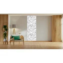 Wandsticker QUEENCE "Katzen", weiß, B:90cm, Vinyl, Wandtattoos, DIY-Wandsticker zum Bemalen