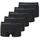 SCHIESSER Retro Short/Pant schwarz L 5er Pack