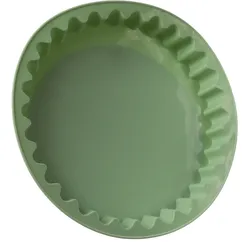 Backform Silikon mintgrün 26,5cm Kuchenform Tarteform Quicheform rund