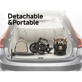 Qplay Comfo Max 6 In 1 Dreirad-kinderwagen - Black - One Size