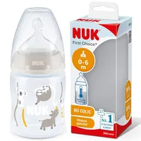 NUK Babyflasche First Choice, grau, 0–6 Monate, 150ml
