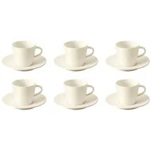 Villeroy & Boch Manufacture Rock Espresso Set 12-tlg. weiß