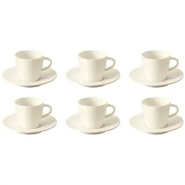 Villeroy & Boch Manufacture Rock Espresso Set 12-tlg. weiß